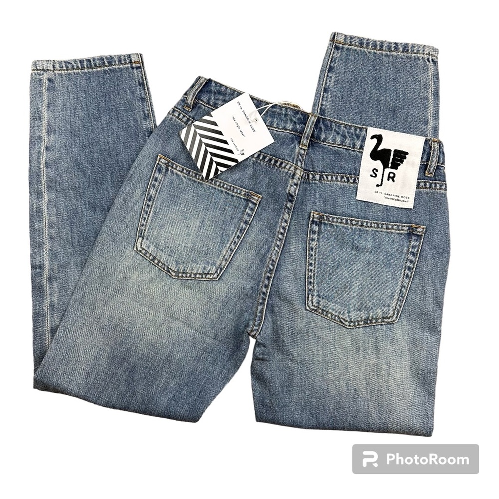 NWT Free People SR vs. SANDRINE ROSE “the virgin label” jeans.